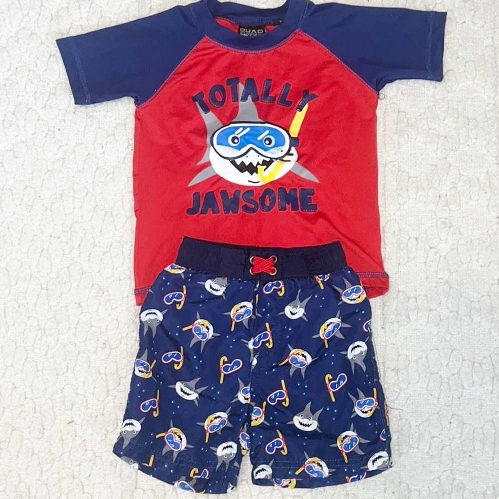 Boys Swimsuit Set Size 12 months